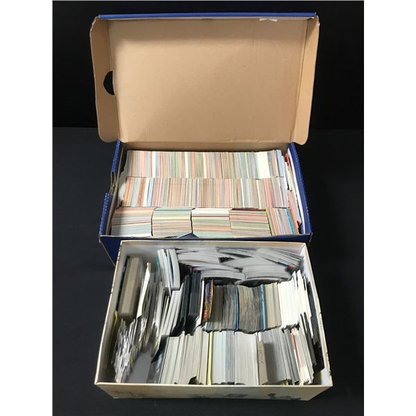 TWO BOXES OF MIXED TRADING CARDS