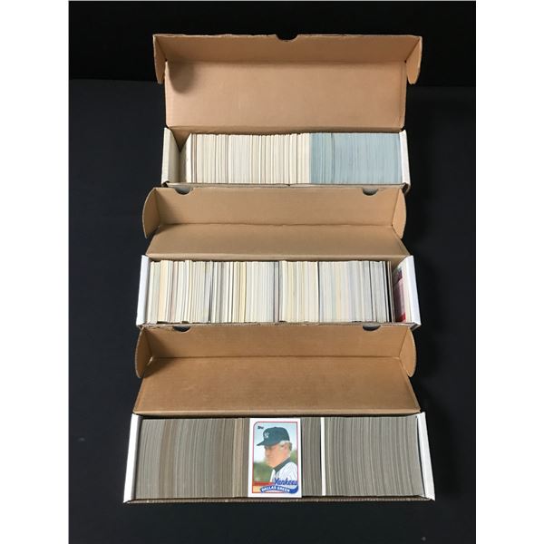 THREE BOXES OF MIXED TRADING CARDS