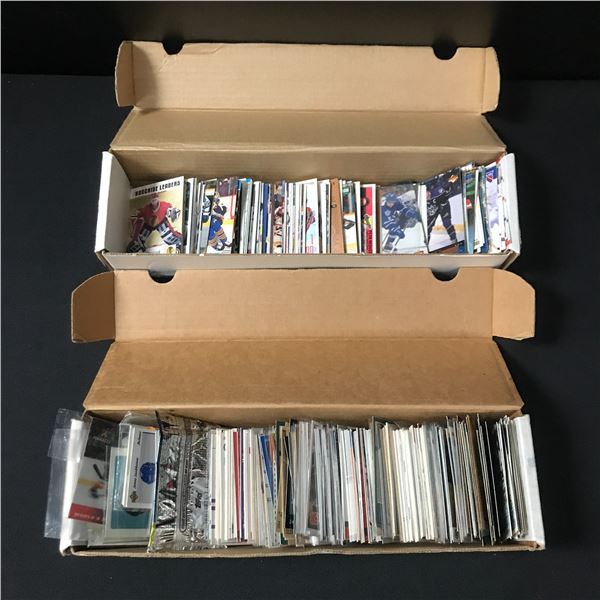 TWO BOXES OF MIXED TRADING CARDS