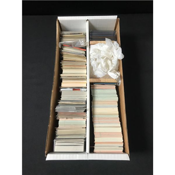 1 LARGE BOX OF MIXED TRADING CARDS