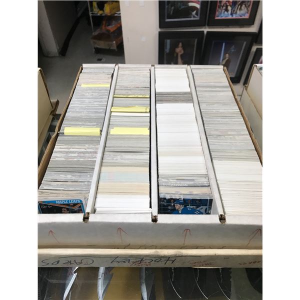 1 LARGE BOX OF MIXED TRADING CARDS