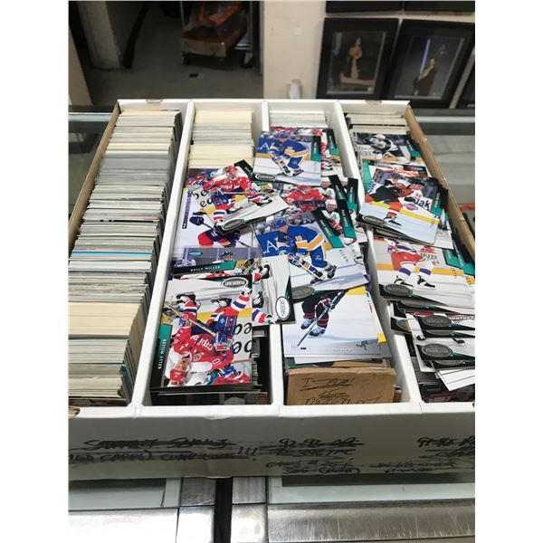 1 LARGE BOX OF MIXED TRADING CARDS