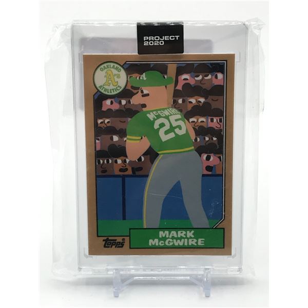 TOPPS PROJECT 2020 MARK MCGWIRE BASEBALL TRADING CARD