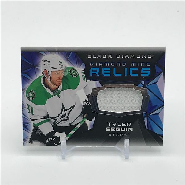 2025-26 UPPER DECK BLACK DIAMOND HOCKEY RELICS TYLER SEQUIN PATCH TRADING CARD