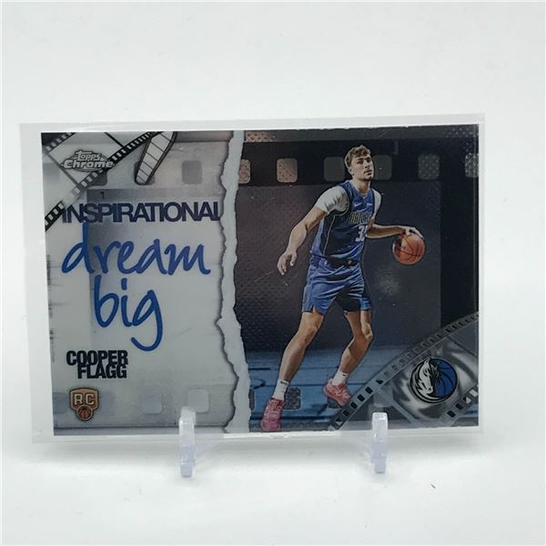 2025 TOPPS COOPER FLAGG INSPIRATION DREAM BIG ROOKIE TRADING CARD
