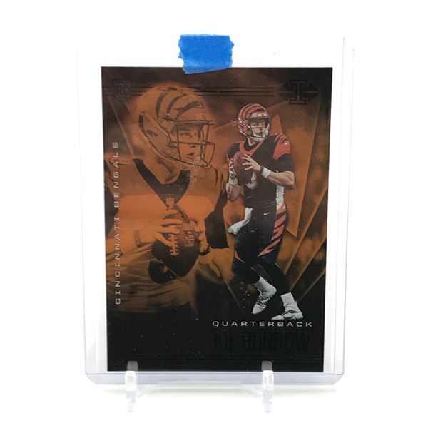 2020 PANINI ILLUSIONS FOOTBALL JOE BURROW TRADING CARD