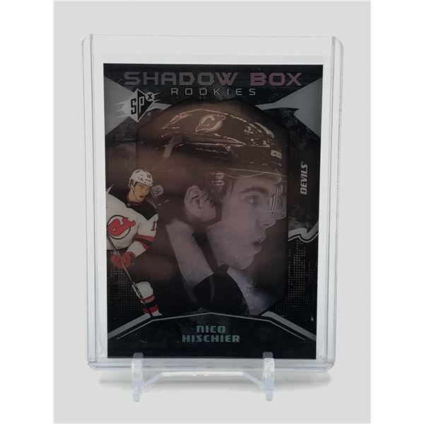 2017-18 UPPER DECK SPX HOCKEY NICO HISCHIER SHADOW BOX ROOKIES TRADING CARD