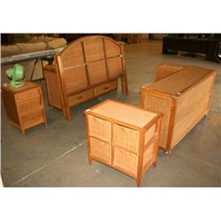 Wicker Bedroom Set and Preferred Choice Bed