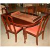 Image 1 : Cherrywood Table and 4 Chairs