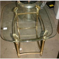 Glass End Table