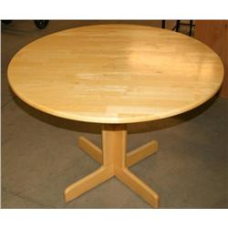 Round Wood Table