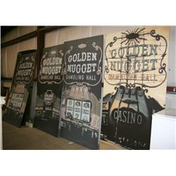 Extra Large Golden Nugget Signs