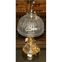 1 Crystal and Brass Lamp