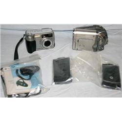 Lot of Canon Video Camera & Kodak Camera