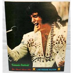 Elvis on a Las Vegas Hilton Restaurant Menu