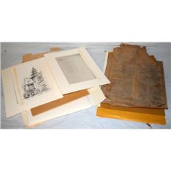 Lithographs and Replica Documents