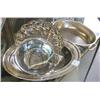 Image 1 : Lot of 4 Silver Plated Dishes