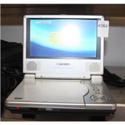 Axion 7" Portable DVD Player w/ Case