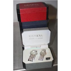5 Sets of His & Her Geneva Classic Watches