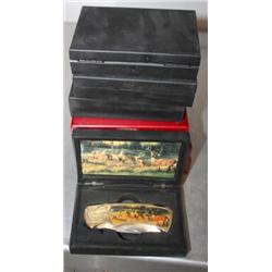 Lot of Seven Misc. Pocket Knives w/ Box