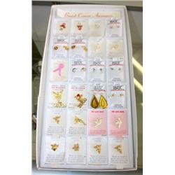 Misc Breast Cancer Awareness Pins & Earrings