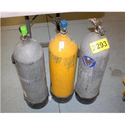 3 oxygen tanks