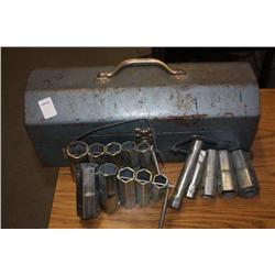 Metal Tool Box & Set of Misc Chimes