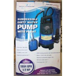 Dirty Water Pump W/ Float 1982gph