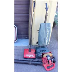 2 Vacuums & A Gas Leaf Blower