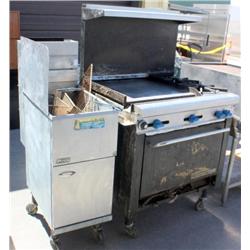 Grizzly Commercial Oven & Pitco Deep Fryer