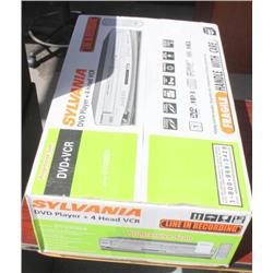 Sylvania DVD Player & 4 Head VCR
