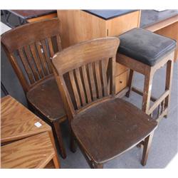 2 chairs & 1 stool
