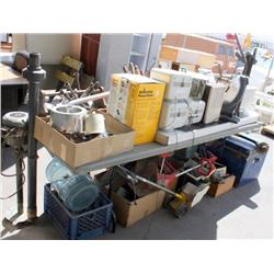 Table Lot of Misc Tools & Items