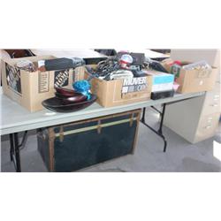 Table Lot of Misc Items