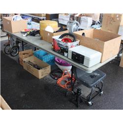 Table Lot of Misc.Tools & Items