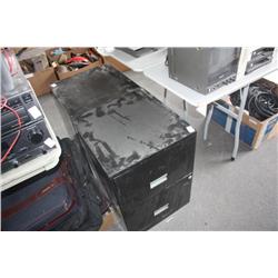 Set of 2 half height filing cabinets