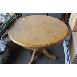Round Wooden Table