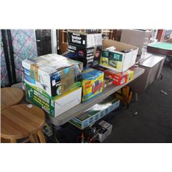 Table lot of miscellaneous as is tools