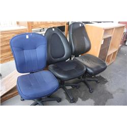 Lot of 3 Office Chairs