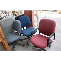 Set of 3 Office Chairs