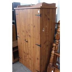 Small Wooden Entertainment Center