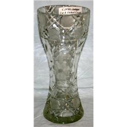 c. 1900 Cut Glass Crystal Vase