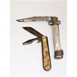 Vintage Knife Mother Of Pearl Handle