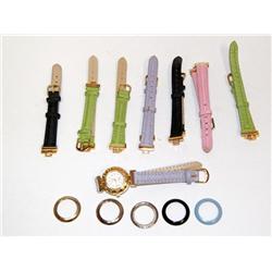 Fondini Quartz Watch With 7 Exchangeable Band & 6