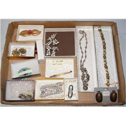 Box Lot of Antique and Misc. Jewelry