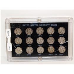 Mercury Dime Collection
