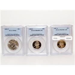 PCGS Quarters & Half Dollar