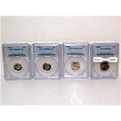 PCGS PR69 Nickels & Dimes