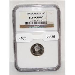 1965PF 64 Ultra Canada Silver Dime