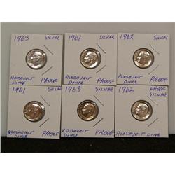 Roosevelt Proof Silver Dimes (Times the Money)